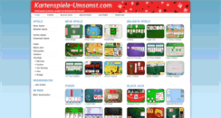 Desktop Screenshot of kartenspiele-umsonst.com